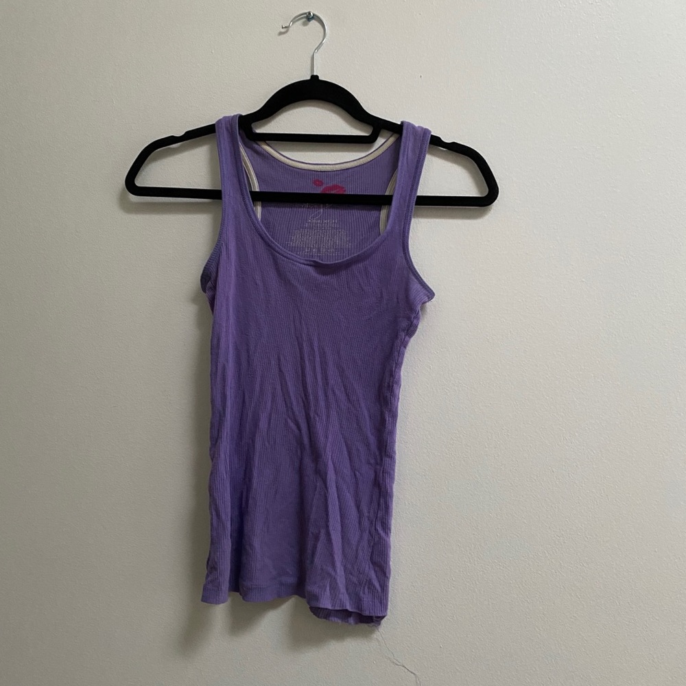 Miley Cyrus Max Azria Basic Purple Tank Top XS